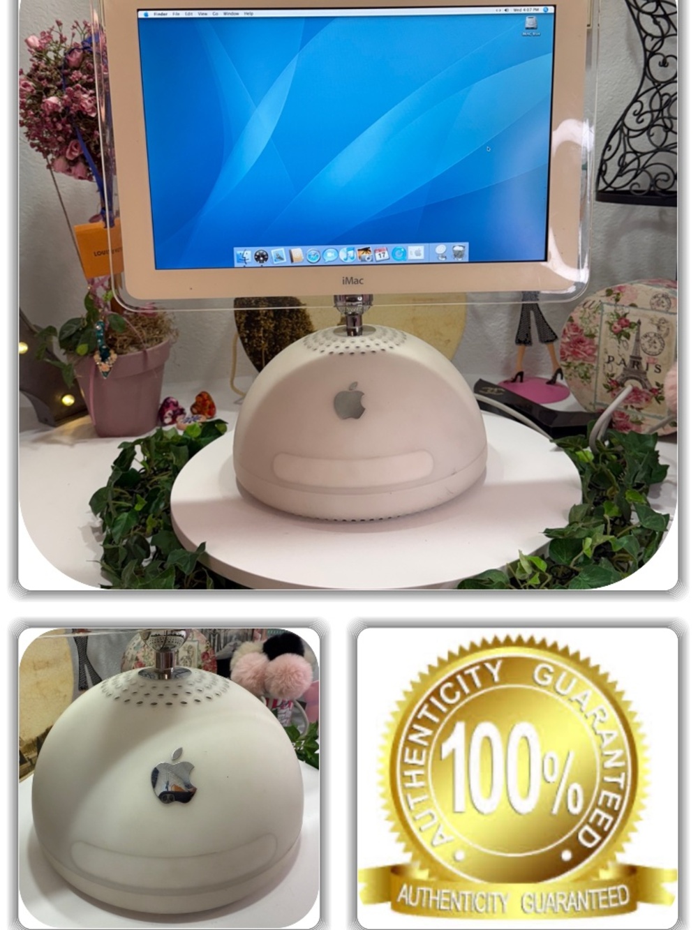 APPLE IMAC G4 20" SCREEN! (NO PASSWORD NEEDED)
